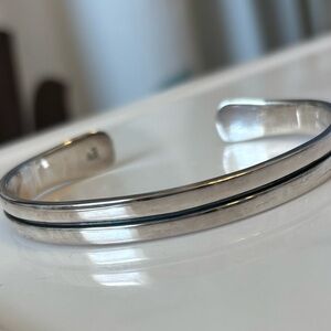 Rare Silpada Unisex Silver Bracelet 925